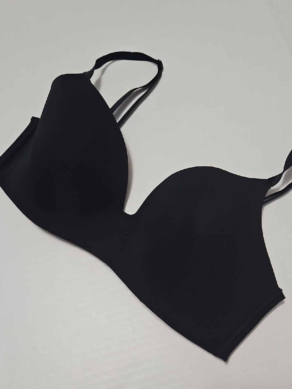 Sophie b. Black Seamless Comfy T-Shirt Bra Size 36C